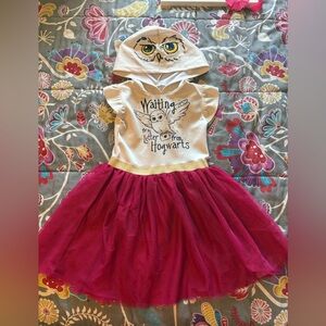 Warner Bros. Harry Potter Kids White and Gold Dress